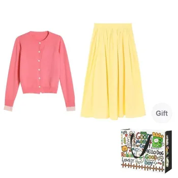 Dippanis Two Piece Skirt Sets Women's