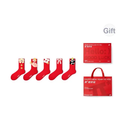 PRIMEET Носки Crew Унисекс Коробка из 5 пар