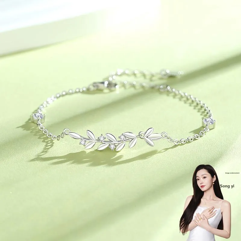 CHAOHONGJI S925 Silver Changle Yongkang, Bracelet Women's Good Luck-1