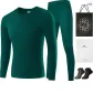 Crew Neck Clothing Sets (Jasper) 100% cotton Antibacterial/Includes 2 Pack of Cotton Socks+Shopping Bag