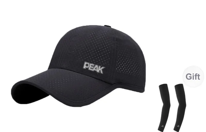 PEAK Polyester Baseball Caps Unisex Multiple Colors-7
