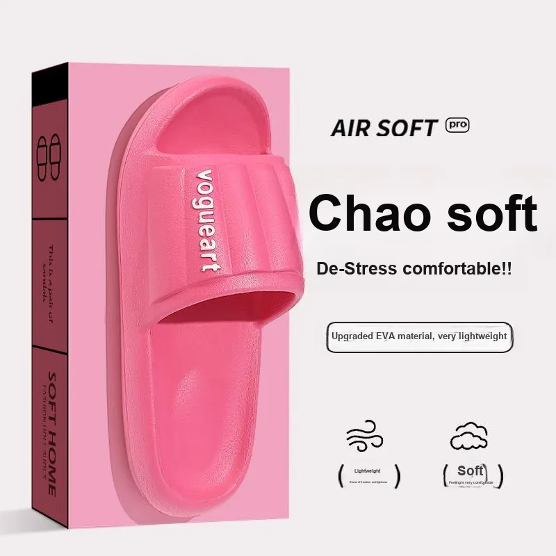 Foot Recreation Home Practical Summer Slip Resistant Quiet Bathroom Bathing Soft Sole Slippers-10