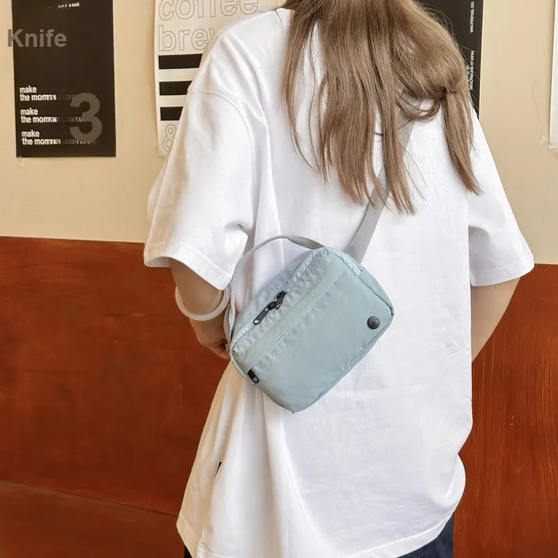 Ji Reminiscence Nylon Crossbody Handbag Regular Women's Blue/Black/Khaki/Neon Green/Pink/Orange-2