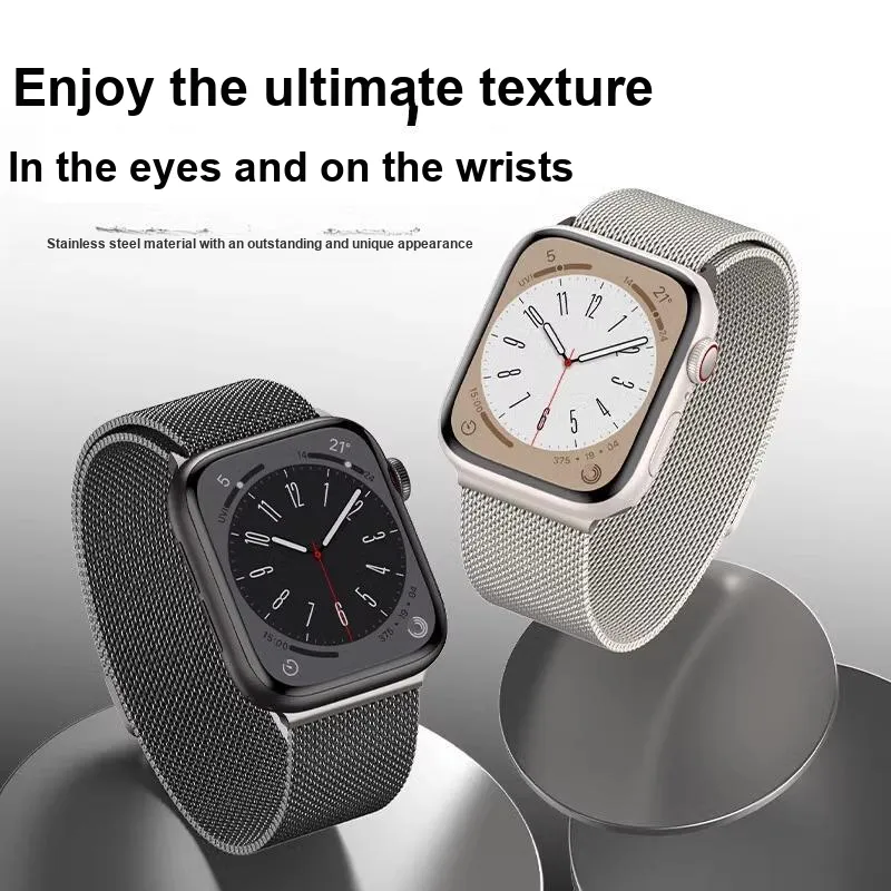 PULAISI Apple Compatibility Watch Band 200mm Stainless Steel Material-9