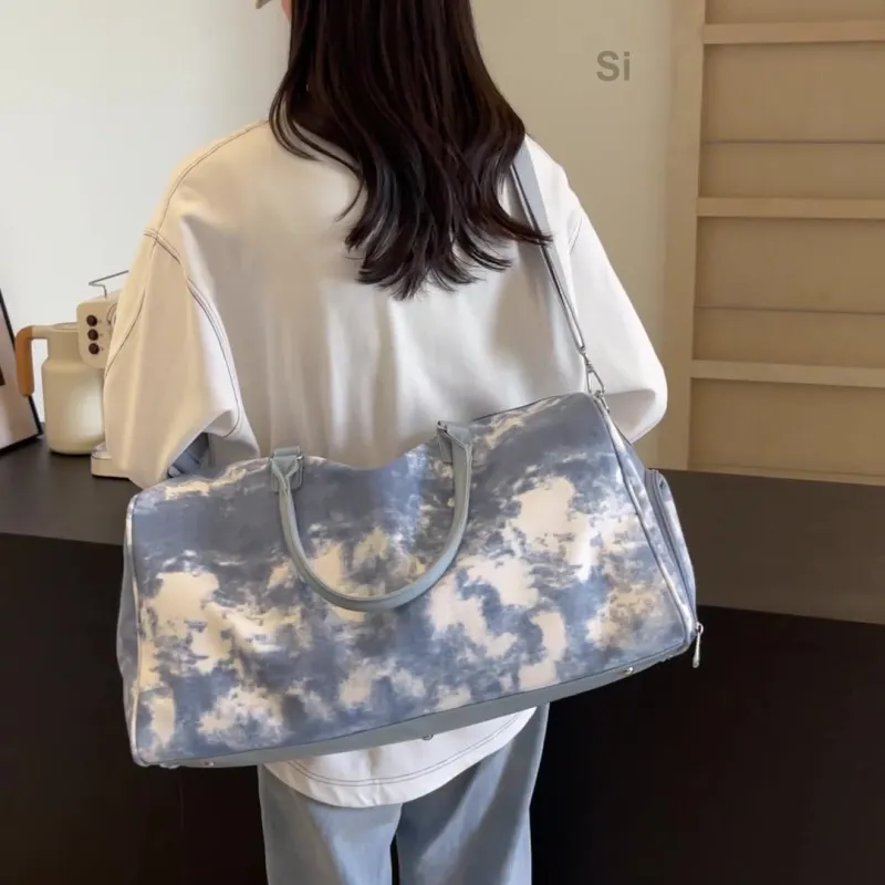 NX DOUGHNUT Canvas Travel Bag Canvas Bag Women's Multicolor-7