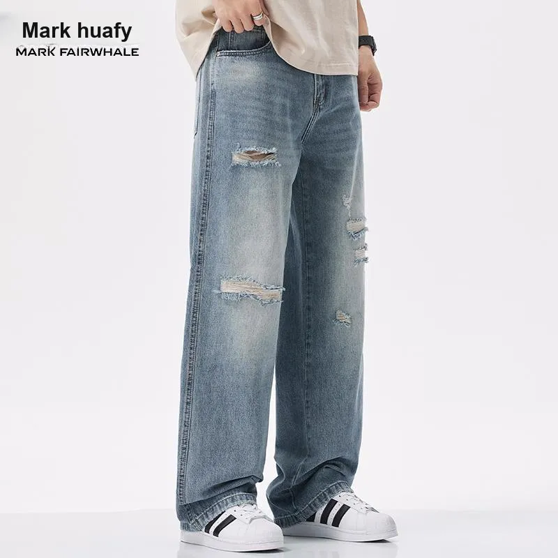 FAIRWHALE Jeans Unisex Blue-3