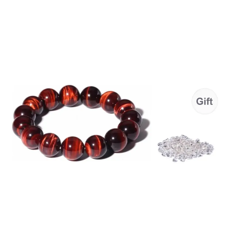 Stone On The Line Tiger's Eye Stone Bracelets Unisex-6