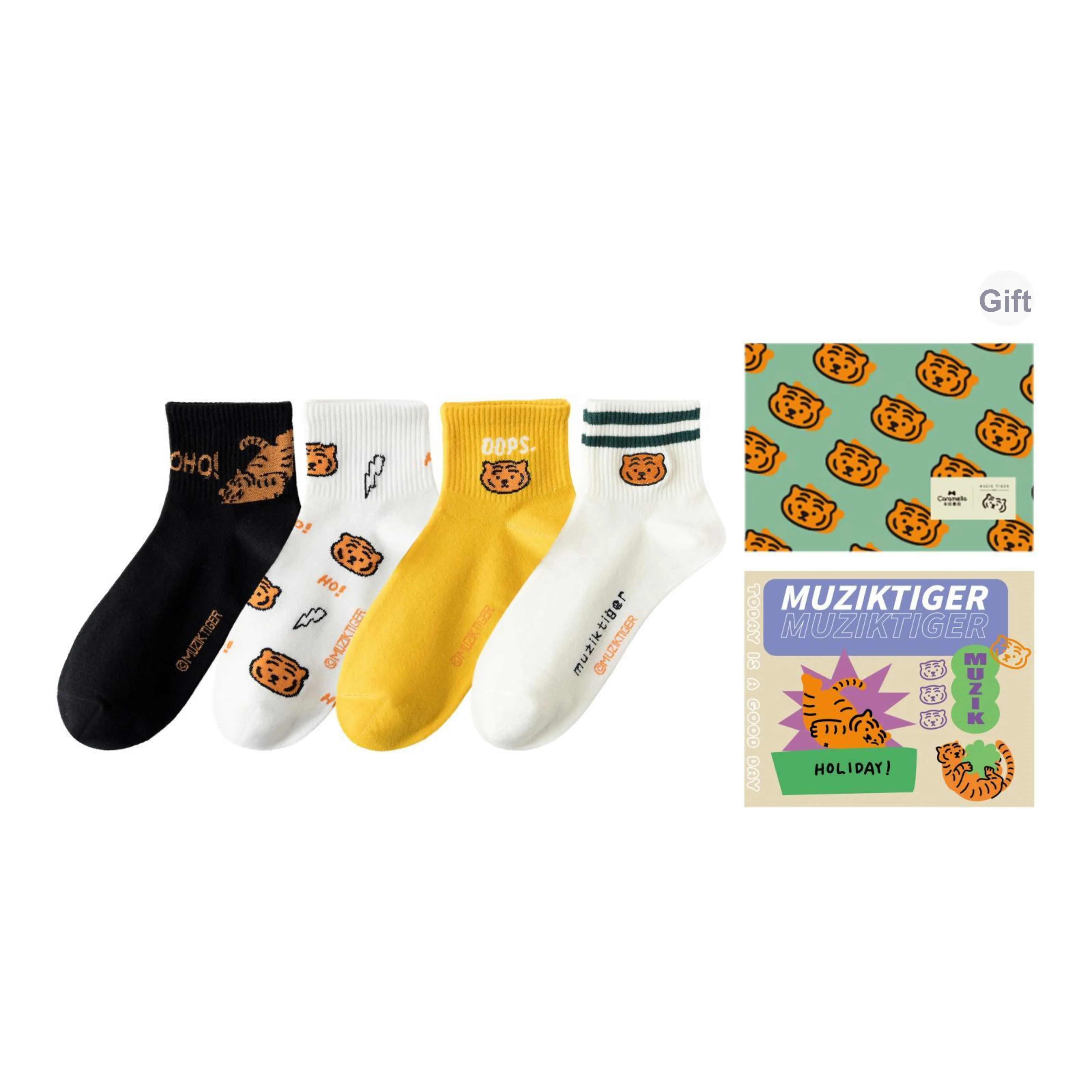 Caramella Низкие носки унисекс упаковка из 4 пар