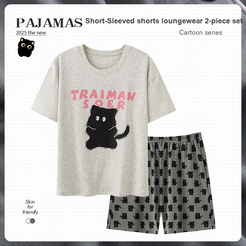 O'MESIK Pajama Set Women's Gift Box Set Gray-1