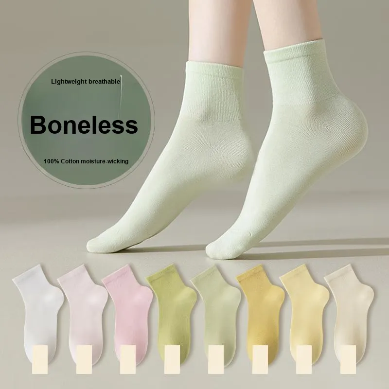 XIA.WA.ZHI.XIU Ankle Socks Women's Box 5 Pack-7