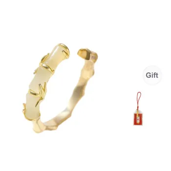 LUXLINE Rings Pale Greenish White Jade Unisex