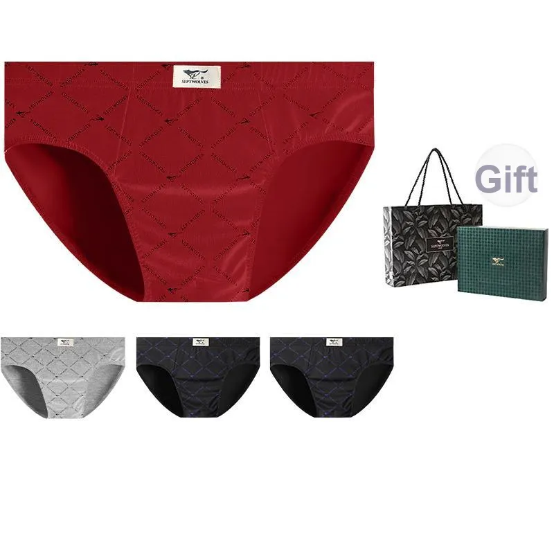 SEPTWOLVES Underwear Gift Box All Season Men's 4 Piece Gift Box Sets