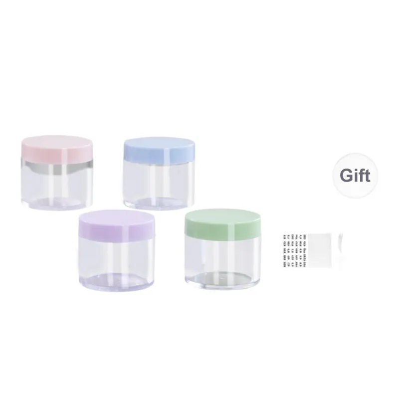 NILIYA Multicolor Face Cream Dispenser Bottles Travel Portable Empty Bottle 4 Pcs-14