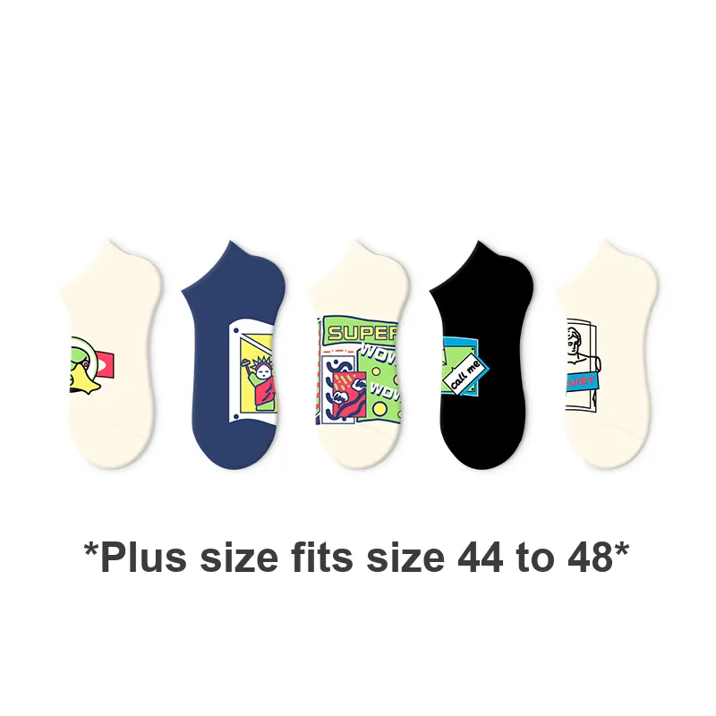 JKN Ankle Socks Unisex 5 Pack Gift Box Set Included-6