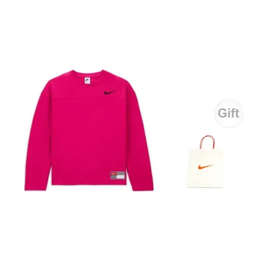 Stussy X Nike T-Shirts Unisex Pink+Gift Bag