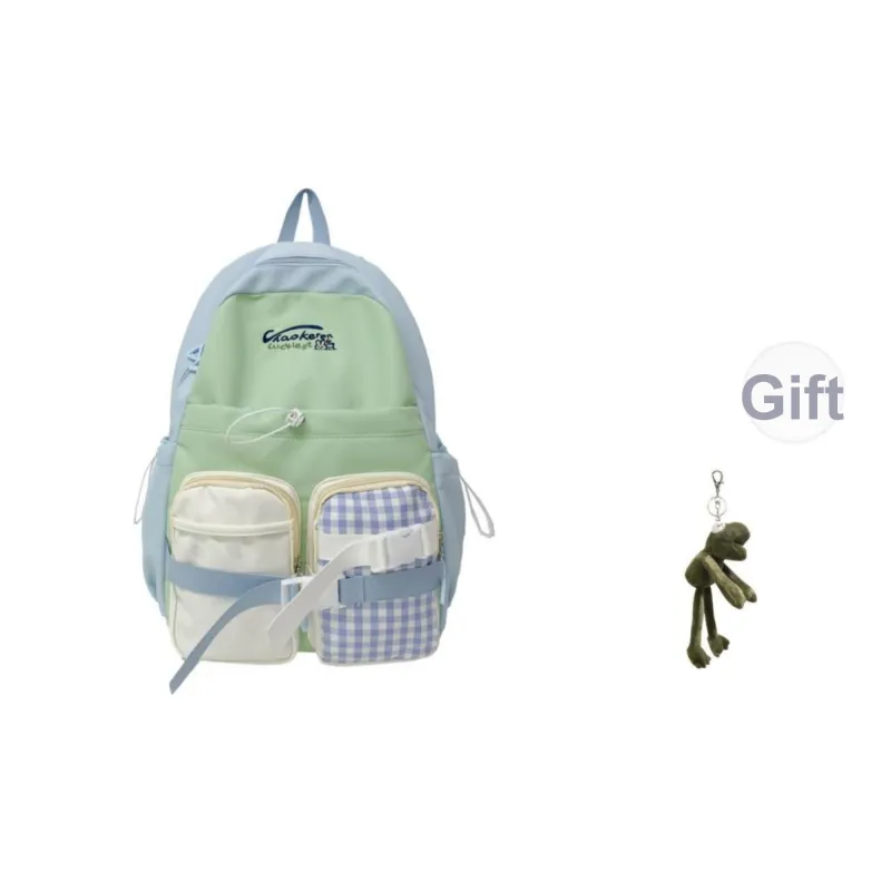 KAMLUI Composite Cloth Backpack Unisex Multicolor-8
