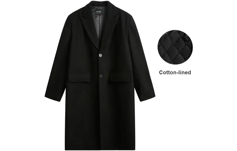 GOLFCROSS Coats Unisex Black Padded-1
