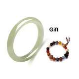 Lake Green Hetian Jade Bangle