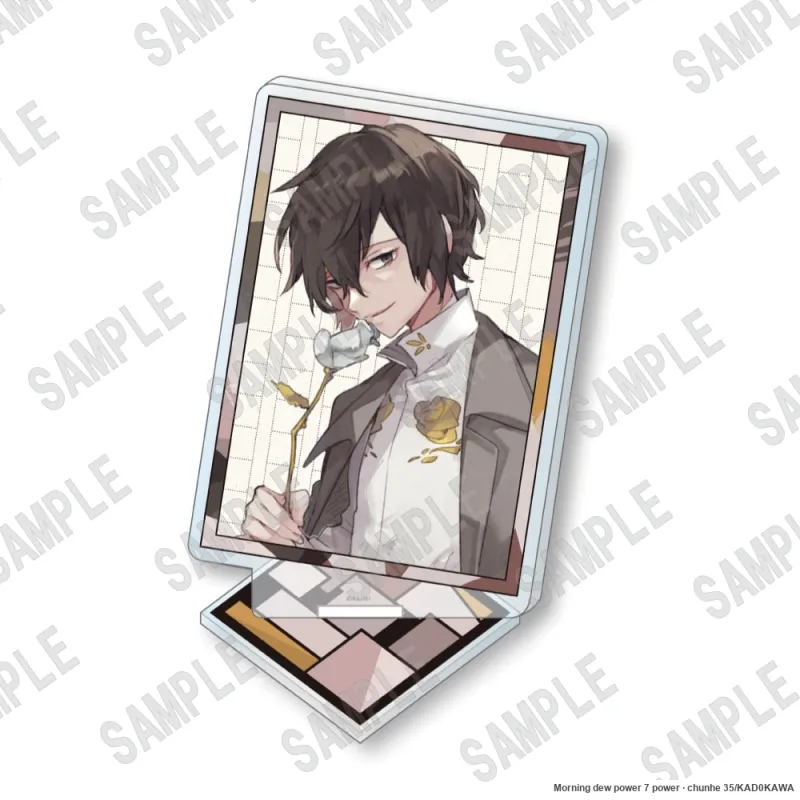 KADOKAWA Bungo Stray Dogs C102 Osamu Dazai 10th Anniversary, Tanizaki Junichiro, Slanted Insert Acrylic Stands-1