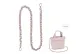 [Underarm One Shoulder]Pink Leather Chain 70cm