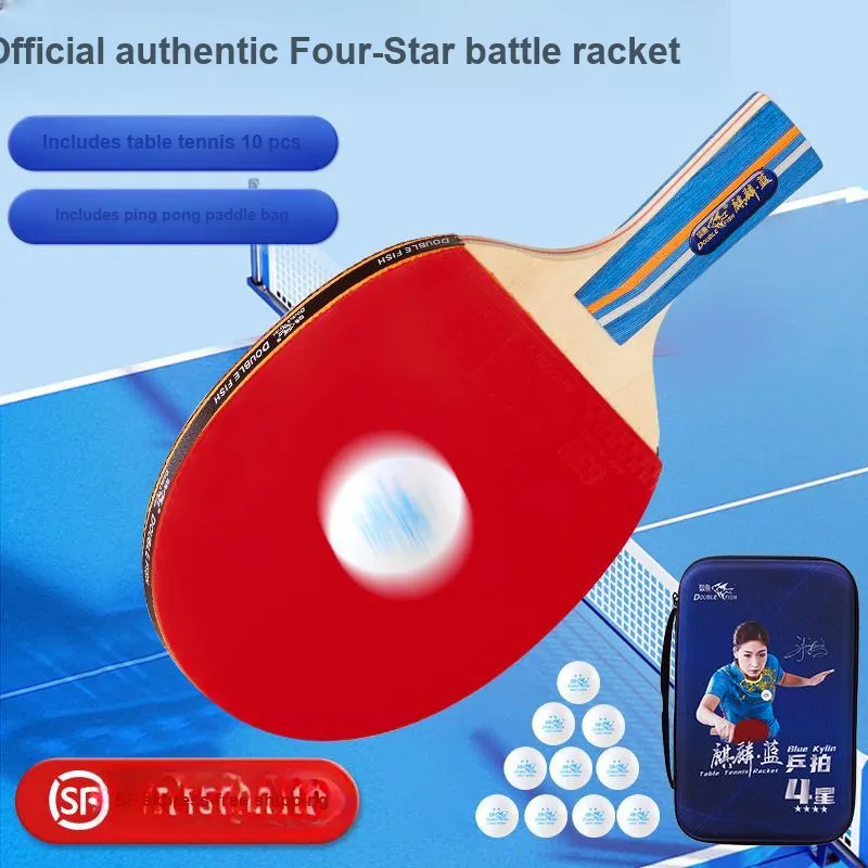 DOUBLEFISH Ping Pong Paddles Unisex All Wood-1