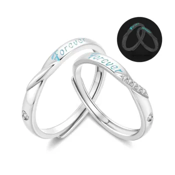 Lao Feng Xiang S925 Silver Rings Unisex