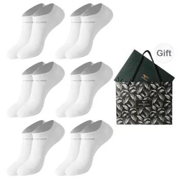 SEPTWOLVES Ankle Socks Men's Gift Box Of 6 Doubles