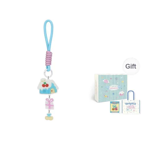VANWALK Acrylic Charm Bag Accessory Women's Blue/Pink/Yellow