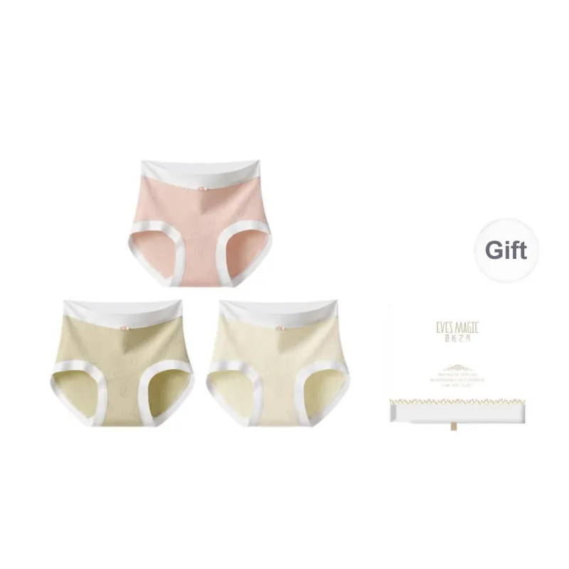 XIA.WA.ZHI.XIU Underpants Women's Shopping Bag 3 Pack-10