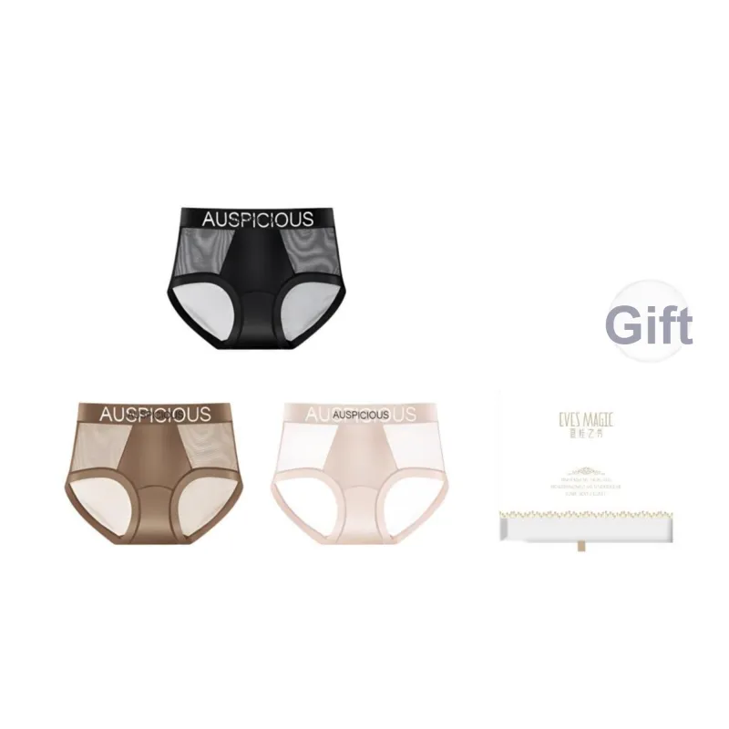 XIA.WA.ZHI.XIU Underpants Women's Shopping Bag 3 Pack-28