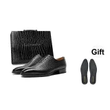 Black Leather Box with Insoles Included