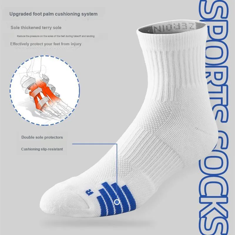 ZEROIN Basketball Socks Men's 4 Pack-52