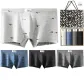 Print 4 Pack Box Included (Black+Dark Gray+Gray Blue+Light Gray) 100% cotton Antibacterial/Shopping Bag Included