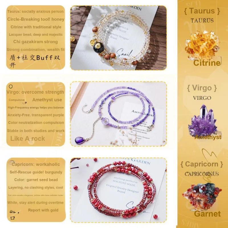 Amy's Garden Crystal Bracelets Women's-35