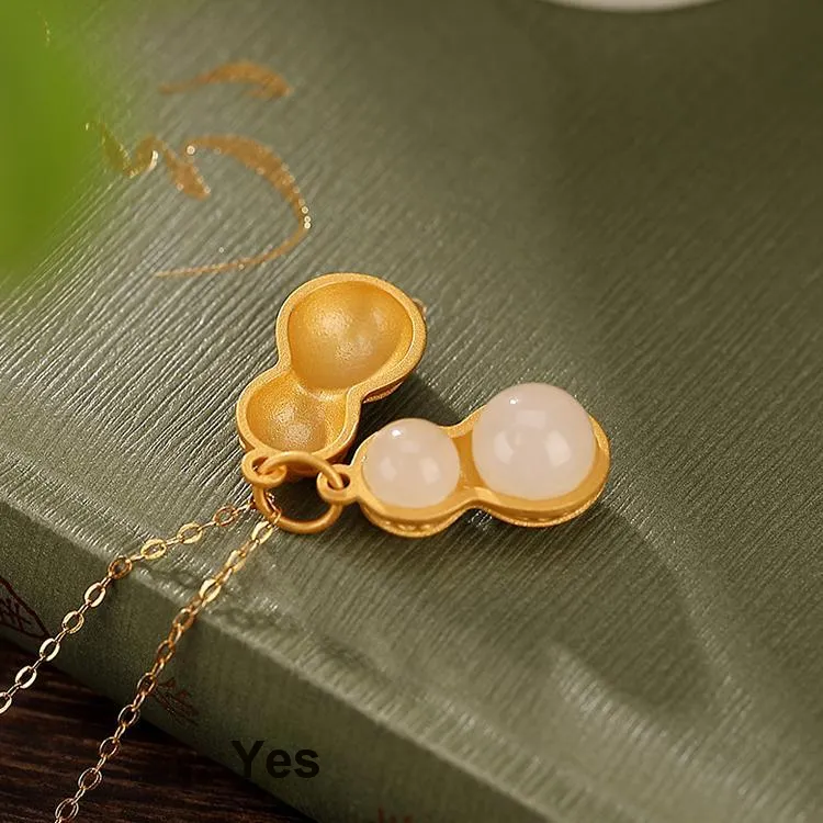 Chongqing Gold Store Chalcedony Necklaces Women's-1
