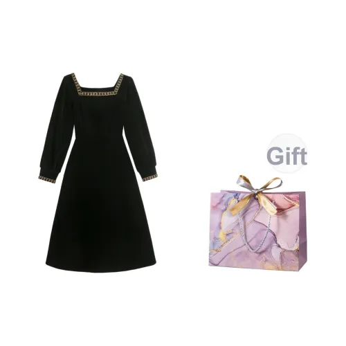 ONNFB Длинное платье с длинными рукавами женское