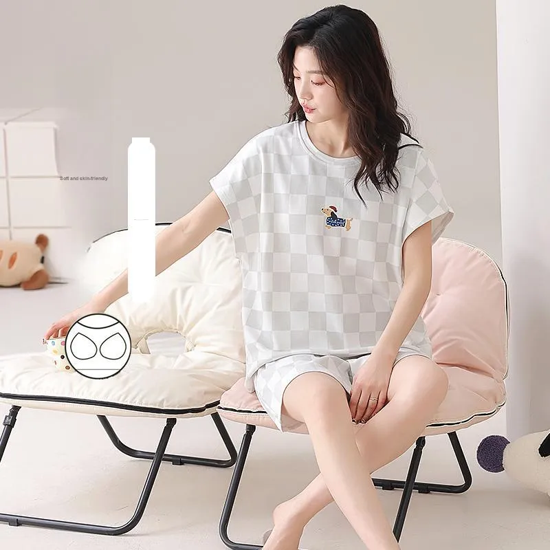 Pretty lady Women's Pajama Sets-3