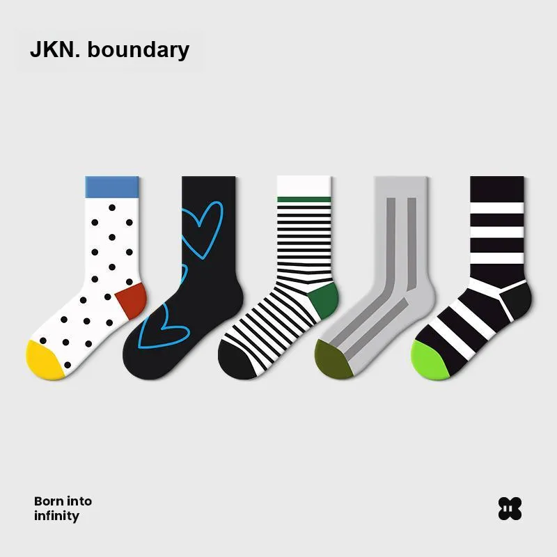 JKN Unisex Mid Calf Socks-1