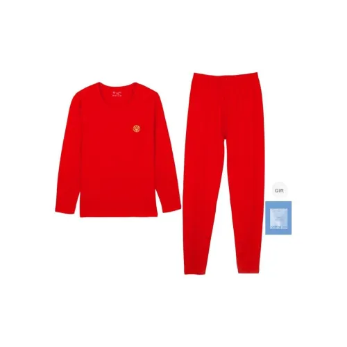 Cotton Gene Thermal Set Women's Gift Box Set Китайский Красный