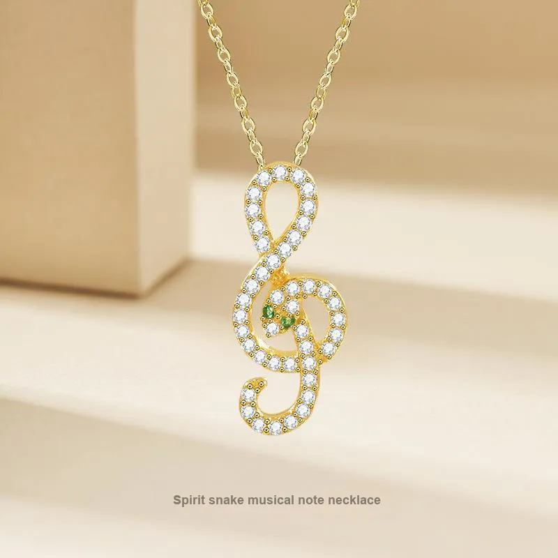 Vegetarian 925 Sterling Silver Necklaces Women's-4