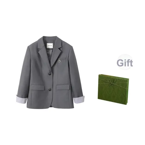 DITB Light Gray Women's Business Suits DITB Светло-серые женские деловые костюмы