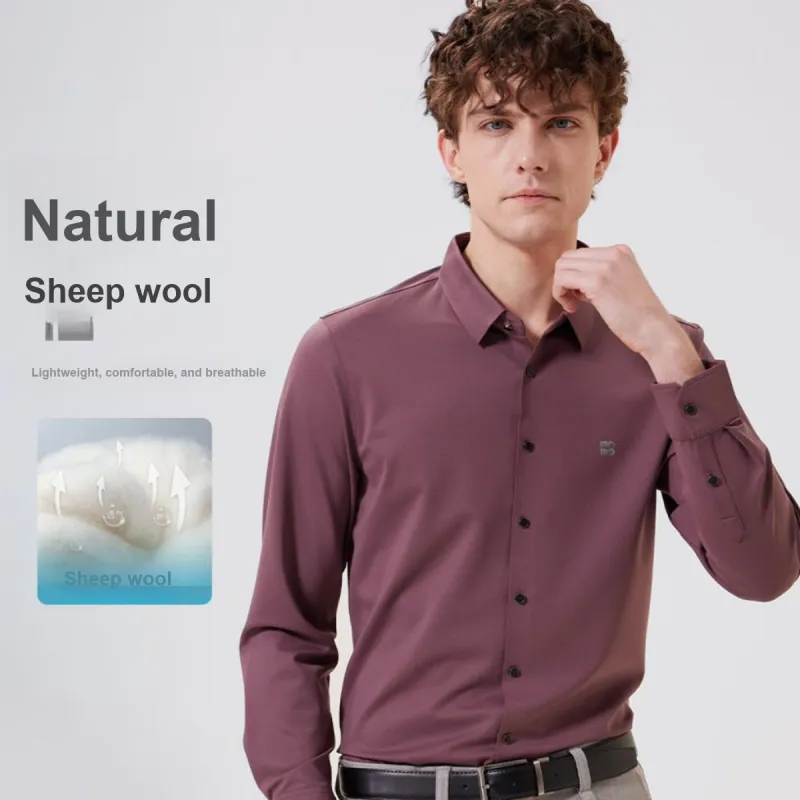 Red bean Polo Shirts Men-5