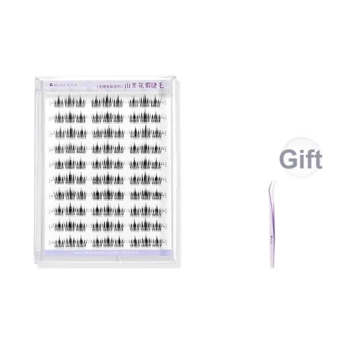 NILIYA Камелия Клей Бесплатно Накладные ресницы Натуральный симуляция Сегментированные Новичок Lazy Trio Одиночные пучки
