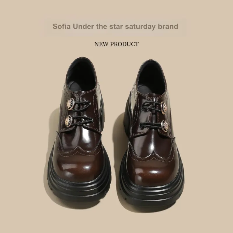 Safiya Chunky Heel Loafers Women's-8