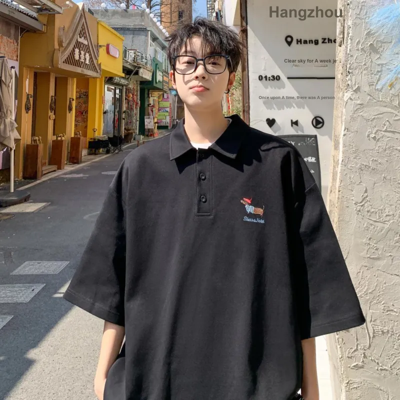 HOKLV Polo Shirts Unisex-8