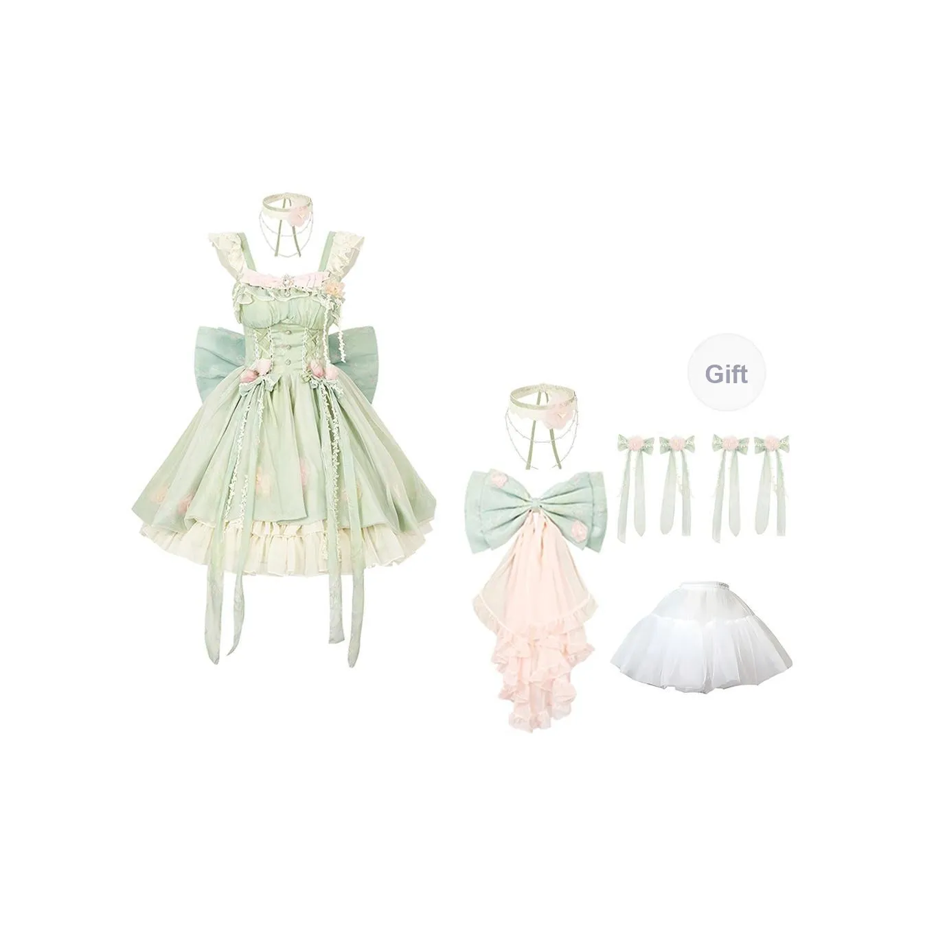 YAUH Женские Лолита Платья