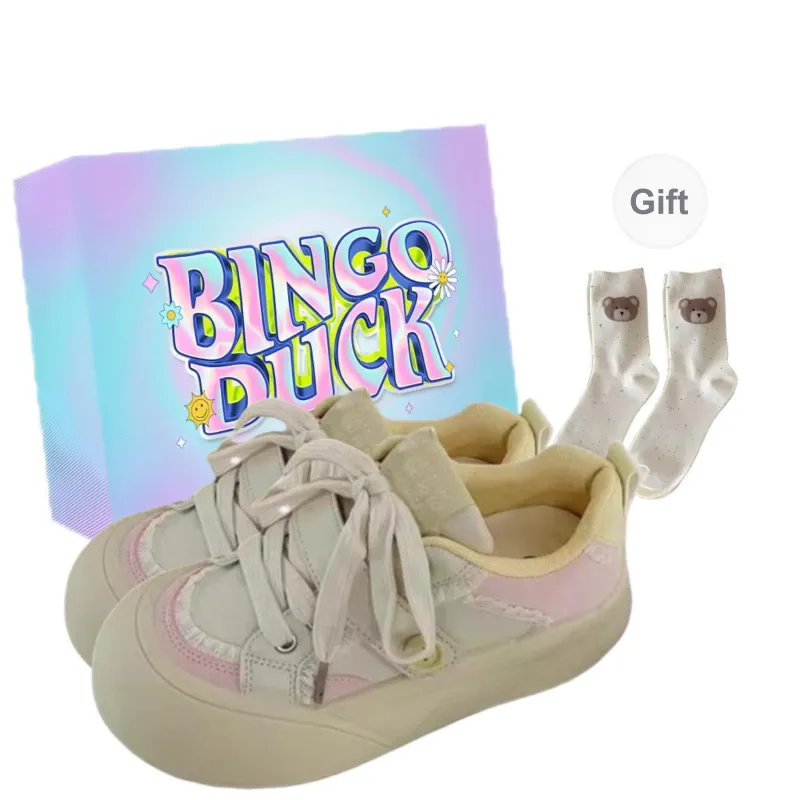 BINGO DUCK Coverage Balance Low Top Skateboard Shoes Women's-0