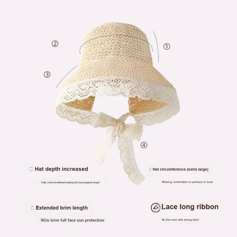 CACUSS Junior Polyester Sun Protection Hats Women's-3