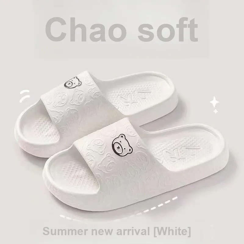 NAIHUO Summer Squashy And Bouncy Feeling EVA Slippers For Home And Bathroom Slip Resistant And Odor Resistant Unisex-9