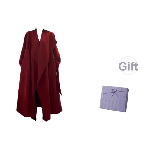 DITB Винтажный красный женский пальто